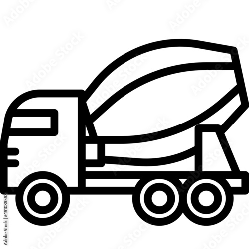 cement mixer icon