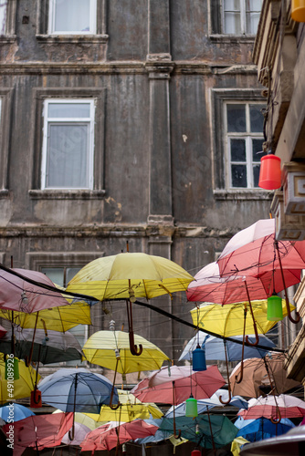 Fototapeta Naklejka Na Ścianę i Meble -  umbrella in the rain