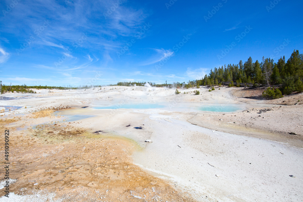 Norris geyser basin