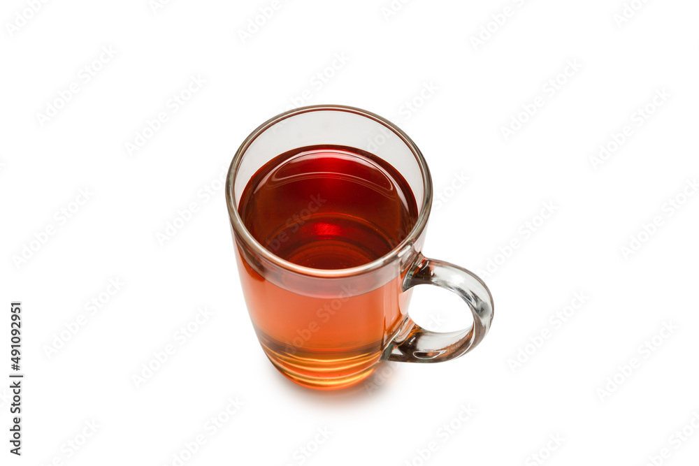 A cup of tea isolated on white background. A cup of tea isolated on white background.