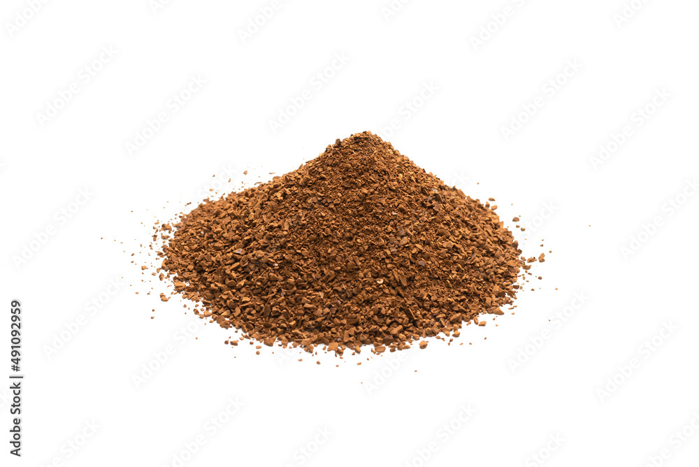 Instant coffee isolated on white background. Instant coffee isolated on white background.