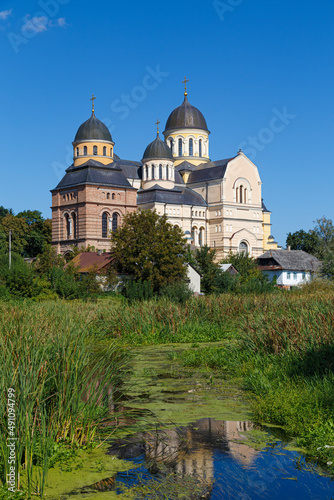 Berestechko city. Ukraine. Holy Trinity Cathedral outdoors