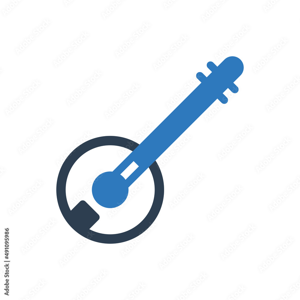 Banjo icon - Musical Instrument icon Banjo icon - Musical Instrument icon