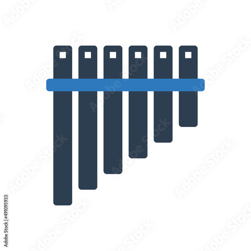 panpipes icon - Pan flute icon icon
