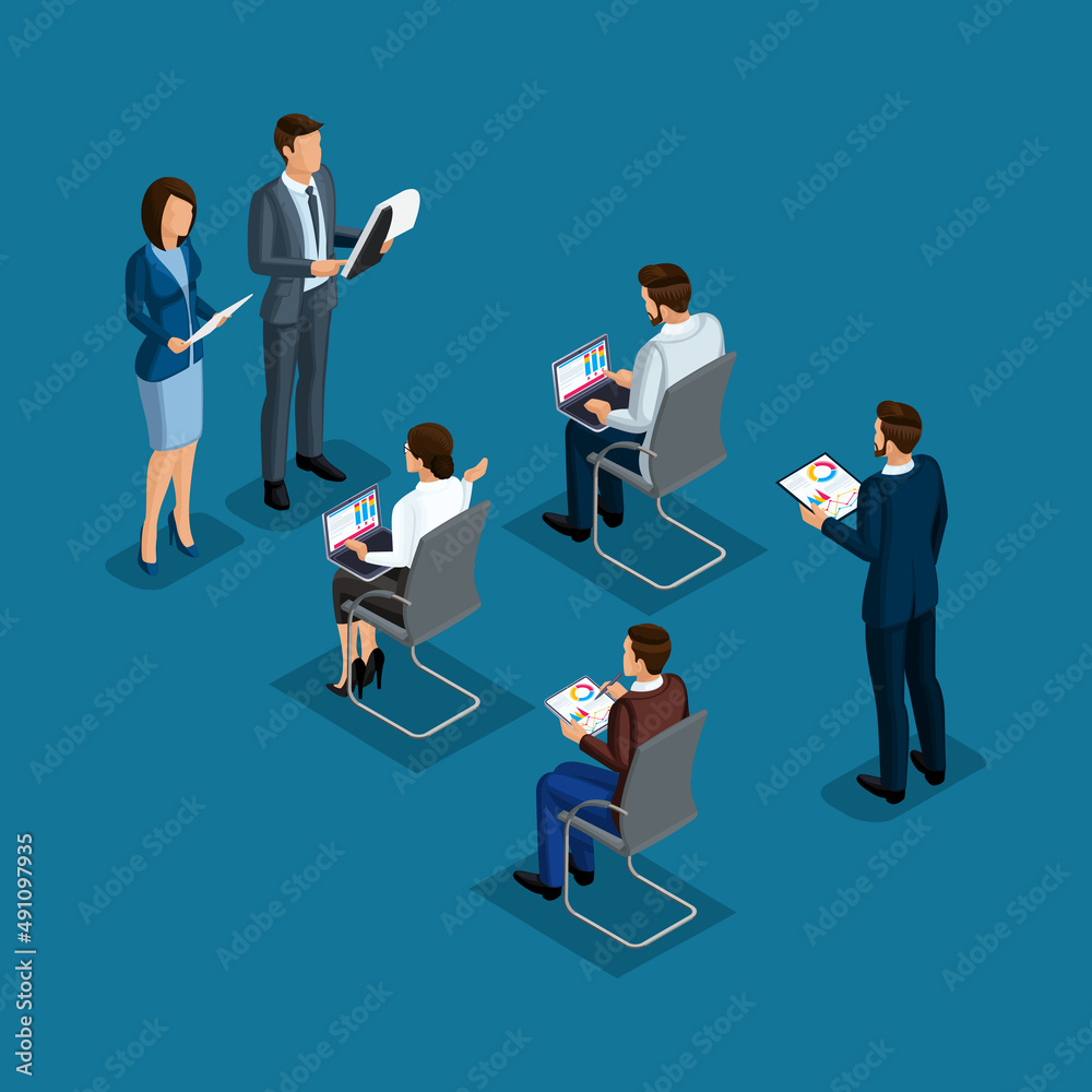 Concept of the coworking center. Business meeting. Multicultural team. Shared working environment. Concept of the coworking center. Business meeting. Multicultural team. Shared working environment.