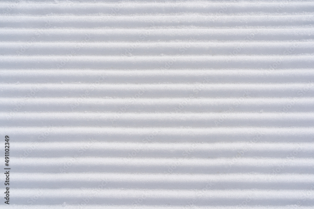 Fototapeta premium striped background made of snow