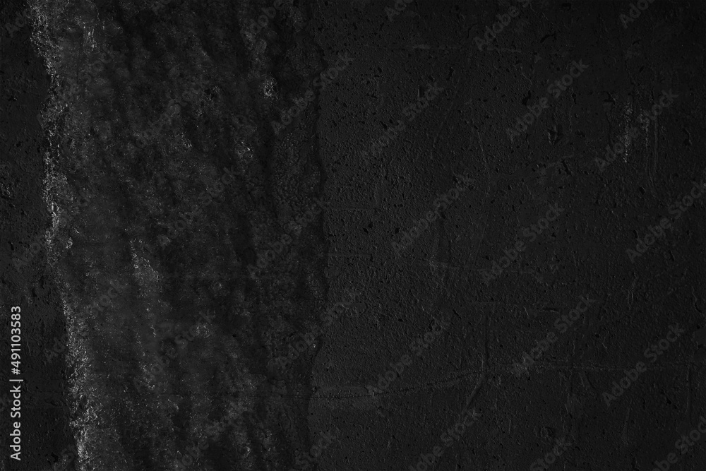 Black grunge abstract background. Dark wallpaper