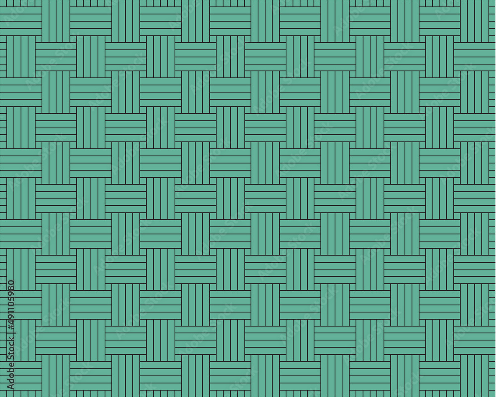 seamless abstract geometric line crisscross weaving pattern background 