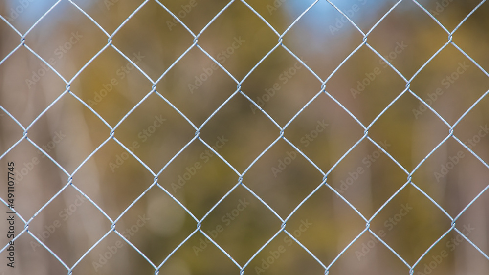 Fototapeta premium Maschendrahtzaun