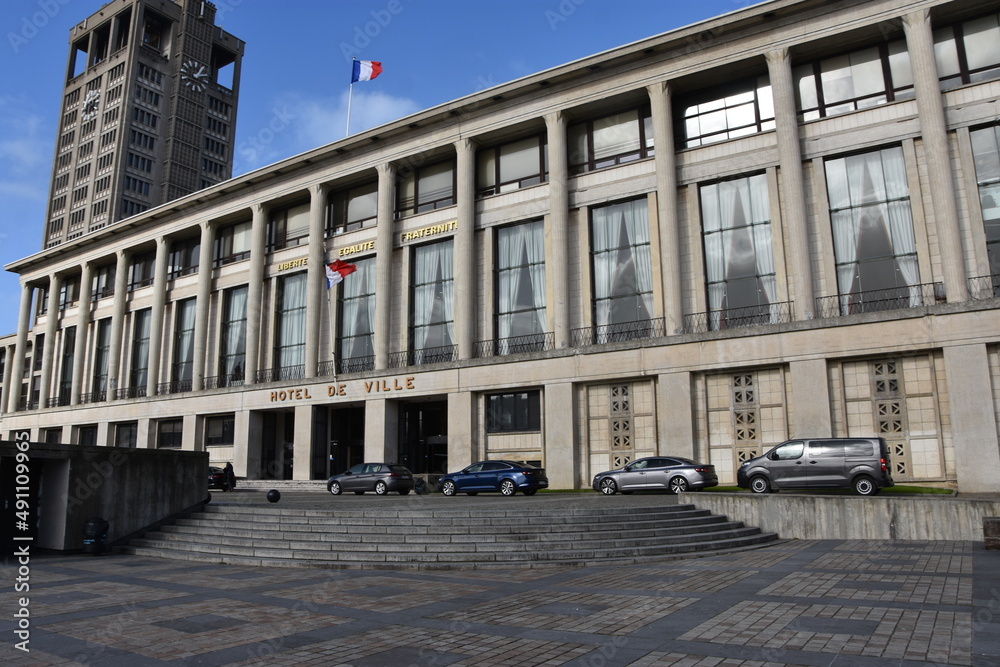 Le Havre, Perret, mairie, architecture