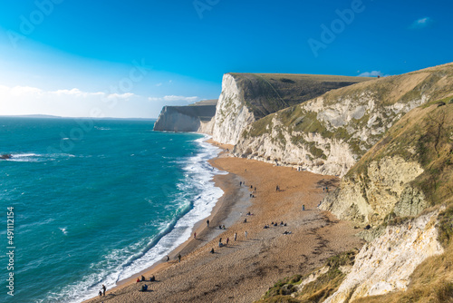 Durdle Door in UK in sunny day 2022 © Marcin