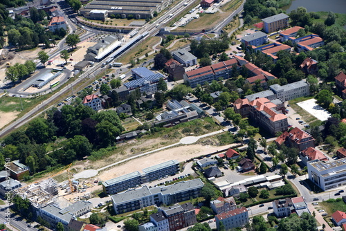Greifswald  Fleischervorstadt mit botanischem Garten