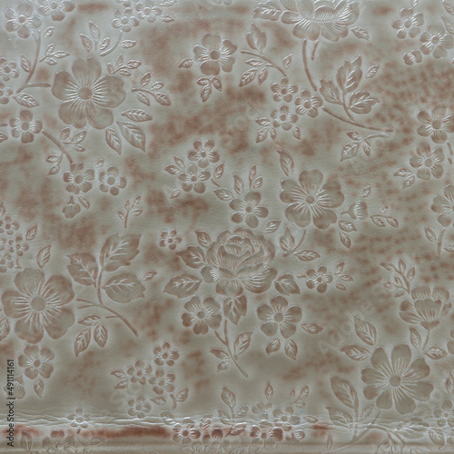 vinyl background with grungy floral motif