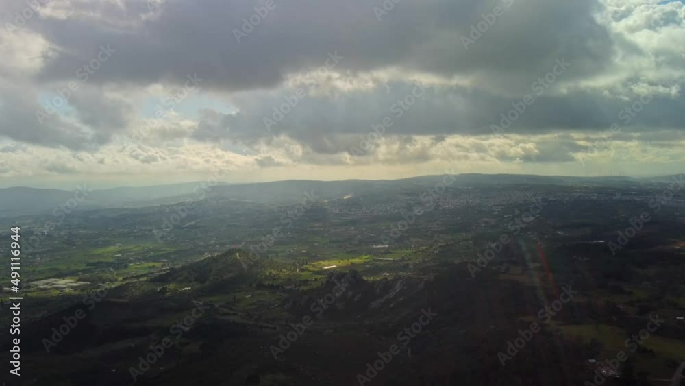 flying over of agricultural landscape with many fields, farmlands ,sea and mountain background . High quality 4k footage flying over of agricultural landscape with many fields, farmlands ,sea and mountain background . High quality 4k footage