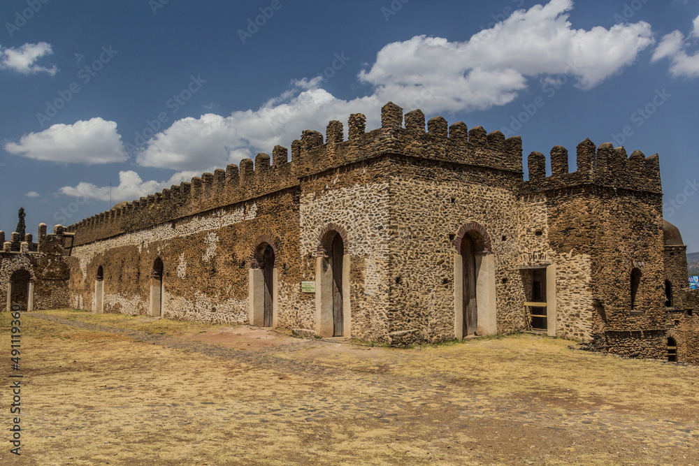Banquet Hall ruins in the Royal Enclosure in Gondar, Ethiopia