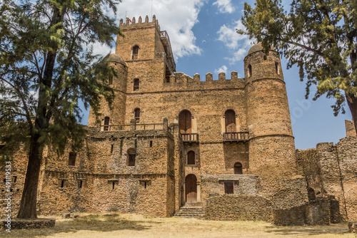 Fasilidas palace in the Royal Enclosure in Gondar, Ethiopia © Matyas Rehak