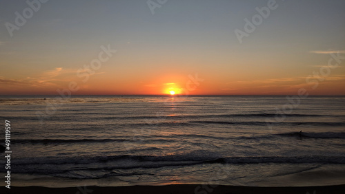 sunset at the beach