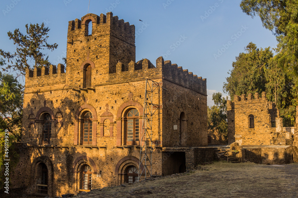 Mentewab’s palace in the Royal Enclosure in Gondar, Ethiopia