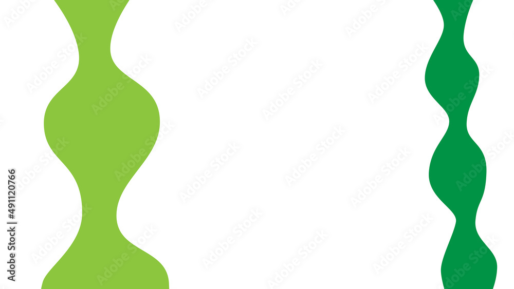 Obraz premium 背景 モダン ミッドセンチュリー 幾何学 曲線 イラスト