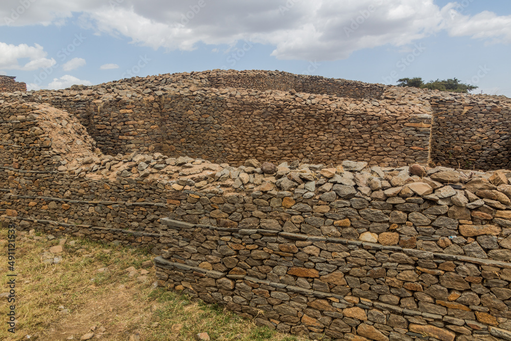 Dungur (Queen of Sheba) Palace ruins in Axum, Ethiopia Dungur (Queen of Sheba) Palace ruins in Axum, Ethiopia
