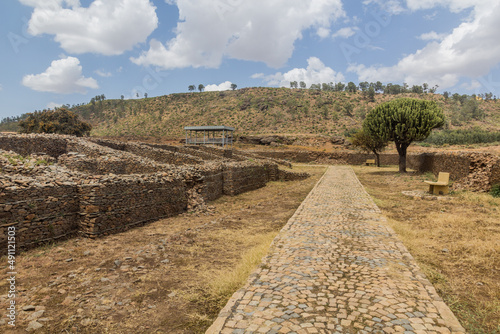 Bild auf Leinwand Dungur (Queen of Sheba) Palace ruins in Axum, Ethiopia
