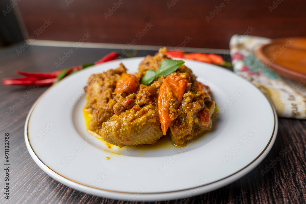 Pedesan Bebek, Indonesian Traditional Food that have very spicy taste with duck as main ingredient
