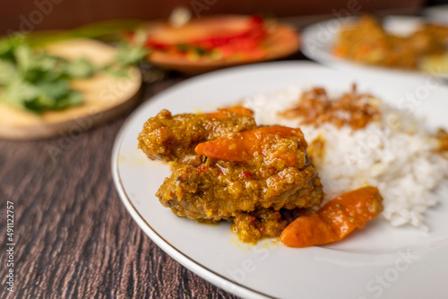 Pedesan Bebek, Indonesian Traditional Food that have very spicy taste with duck as main ingredient