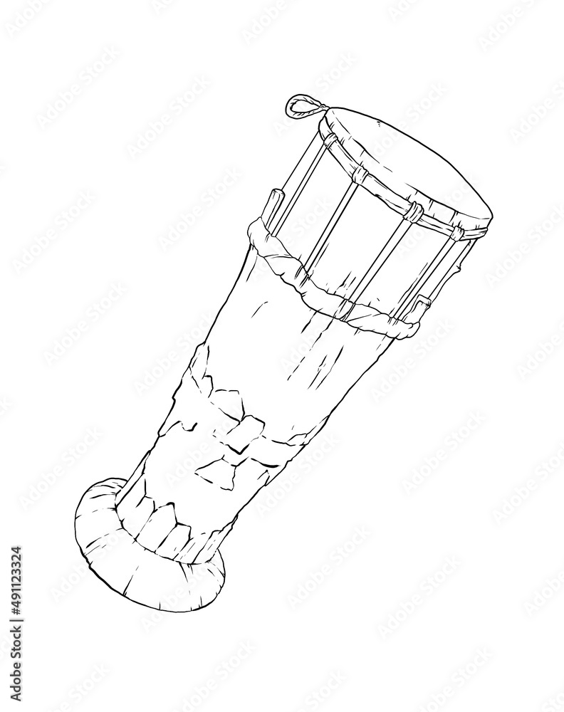 Obraz premium various types of traditional Indonesian musical instruments