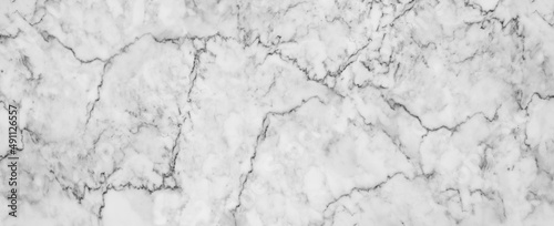 Panorama white marble stone texture for background or luxurious tiles floor and wallpaper decorative design.