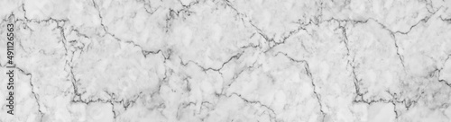 Panorama white marble stone texture for background or luxurious tiles floor and wallpaper decorative design.