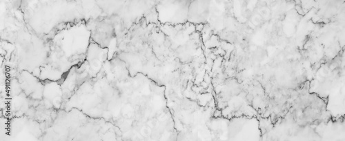 Panorama white marble stone texture for background or luxurious tiles floor and wallpaper decorative design.