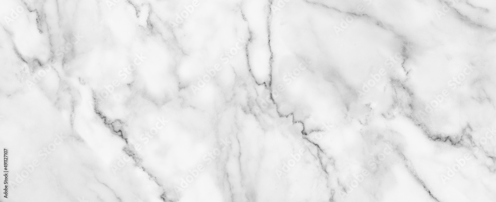 Panorama white marble stone texture for background or luxurious tiles floor and wallpaper decorative design.