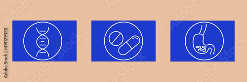 allergy icons  symbol vector elements for infographic web