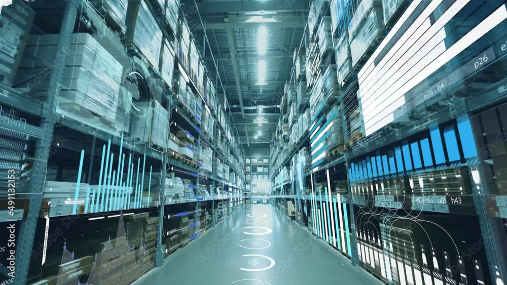 Smart warehouse management system. Smart warehouse management system.