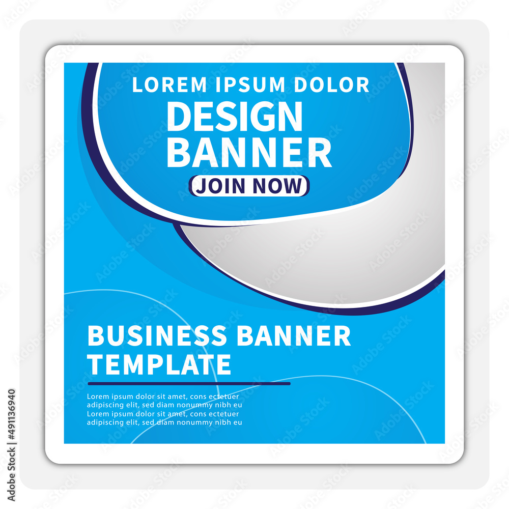 business banner social media post template