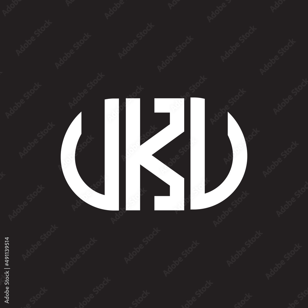 UKU letter logo design on black background. UKU creative initials letter logo concept. UKU letter design. UKU letter logo design on black background. UKU creative initials letter logo concept. UKU letter design.