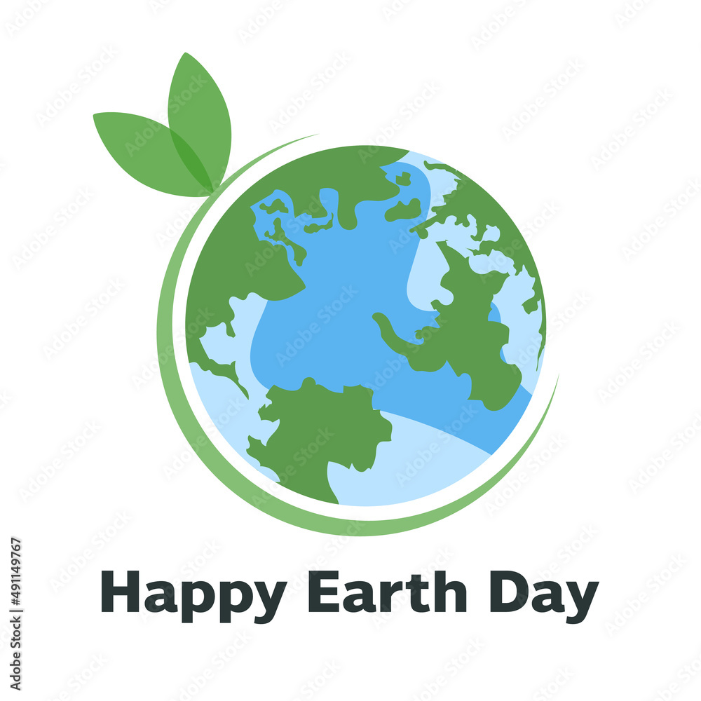 Earth vector in  Earth Day isolated on white background, Vector illustration EPS 10