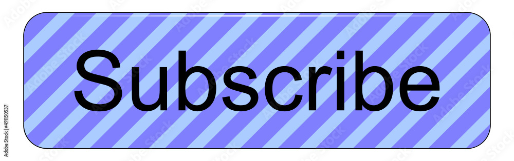 Subscribe Button on white background - illustration