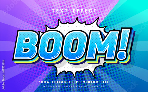 Boom comic style text effect