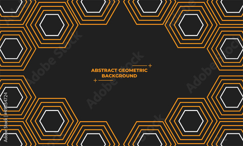 abstract hexagonal geometric background