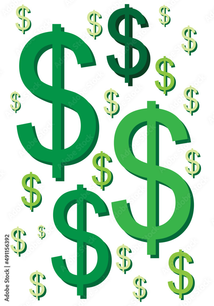 $$$ symbols in green as background pattern $$$ symbols in green as background pattern