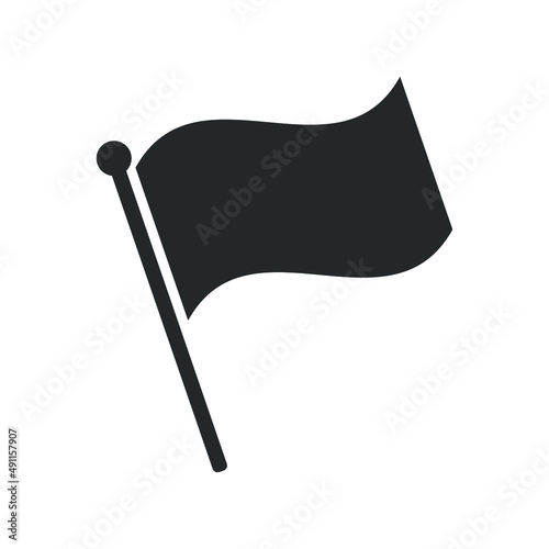 flag icon vector. isolated flat simple symbol