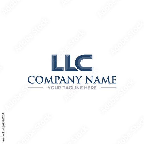 LLC Initial Logo Sign Design for Your Company