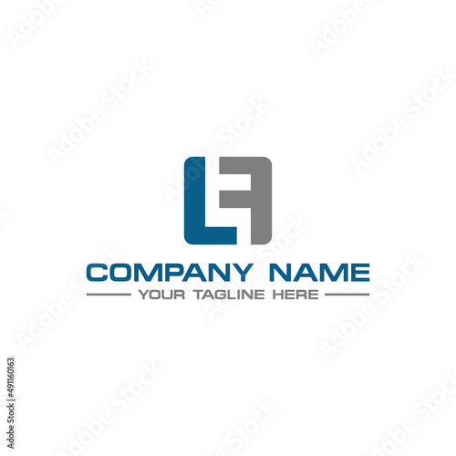 LF Initial Logo Sign Design for Your Company