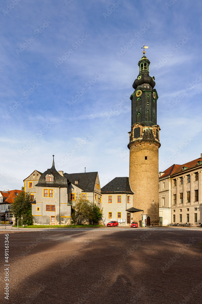 The Stadtschloss or City Palace in Weimar, Thuringia, Germany.