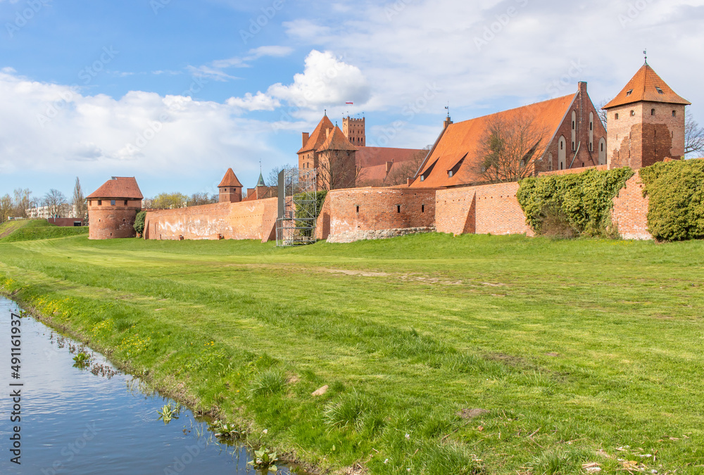 Malbork, Poland - largest castle in the world by land area, and a Unesco World Heritage Site, the Malbork Castle is a wonderful exemple of Teutonic fortress
