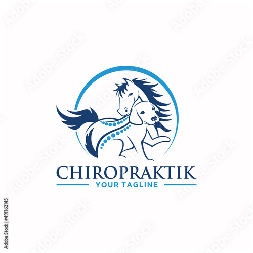 Animal Chiropraktik Logo Sign Design