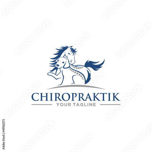 Animal Chiropraktik Logo Sign Design