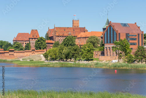 Malbork, Poland - largest castle in the world by land area, and a Unesco World Heritage Site, the Malbork Castle is a wonderful exemple of Teutonic fortress