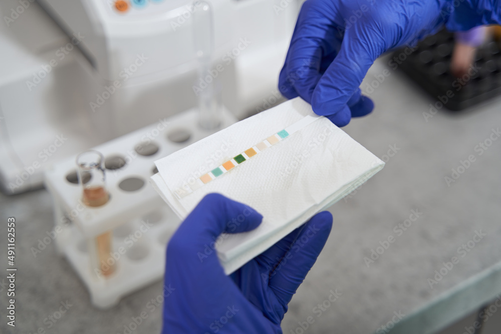 Doctor doing medical research in medical laboratory Doctor doing medical research in medical laboratory